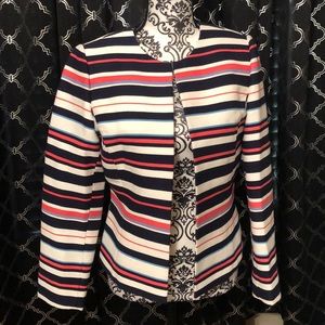 Beautiful multi colored stripped suite jacket